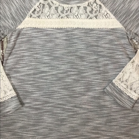 Annabelle Gray Long Sleeve Pullover Sweater Top Sm - Picture 6 of 7